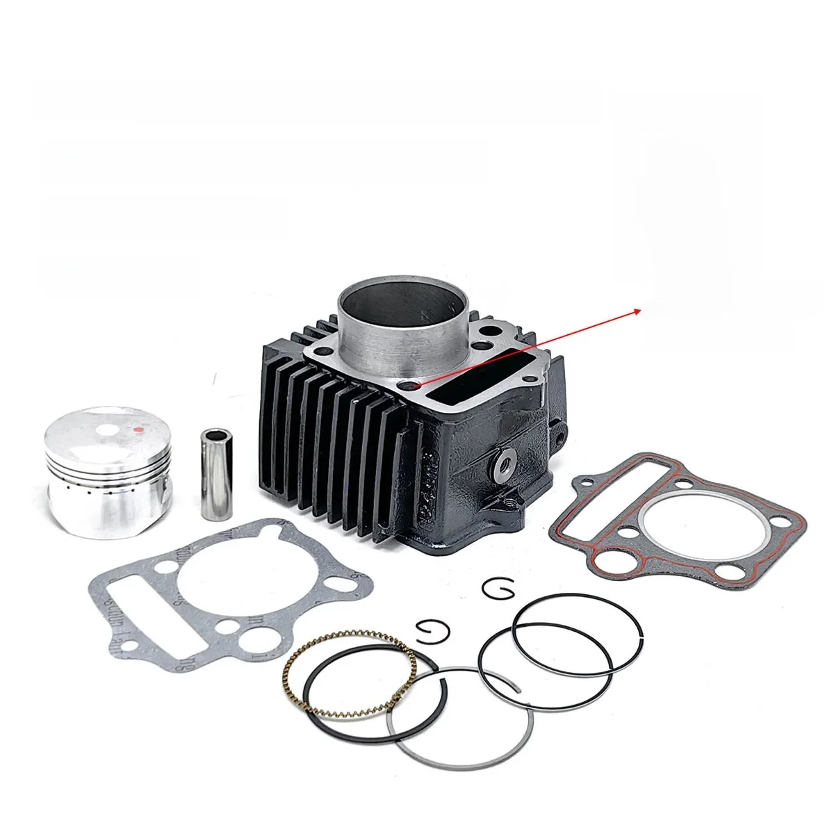 54MM 14MM 69MM Zestaw cylindrów Lifan ZongShen Loncin YinXiang S125 125CC 1P54FMI Engine Kaya Xmotos Apollo Tmax Pit Dirt Bike — zdjęcie 2