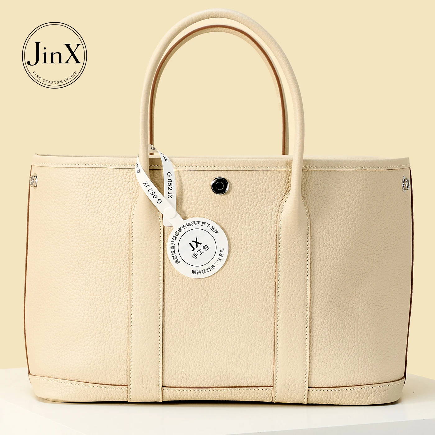 Women Genuine Leather Tote Bag Luxury Style Top Handle Handbag Large Capacity Casual Shoulder Bag Elegant Work Purse