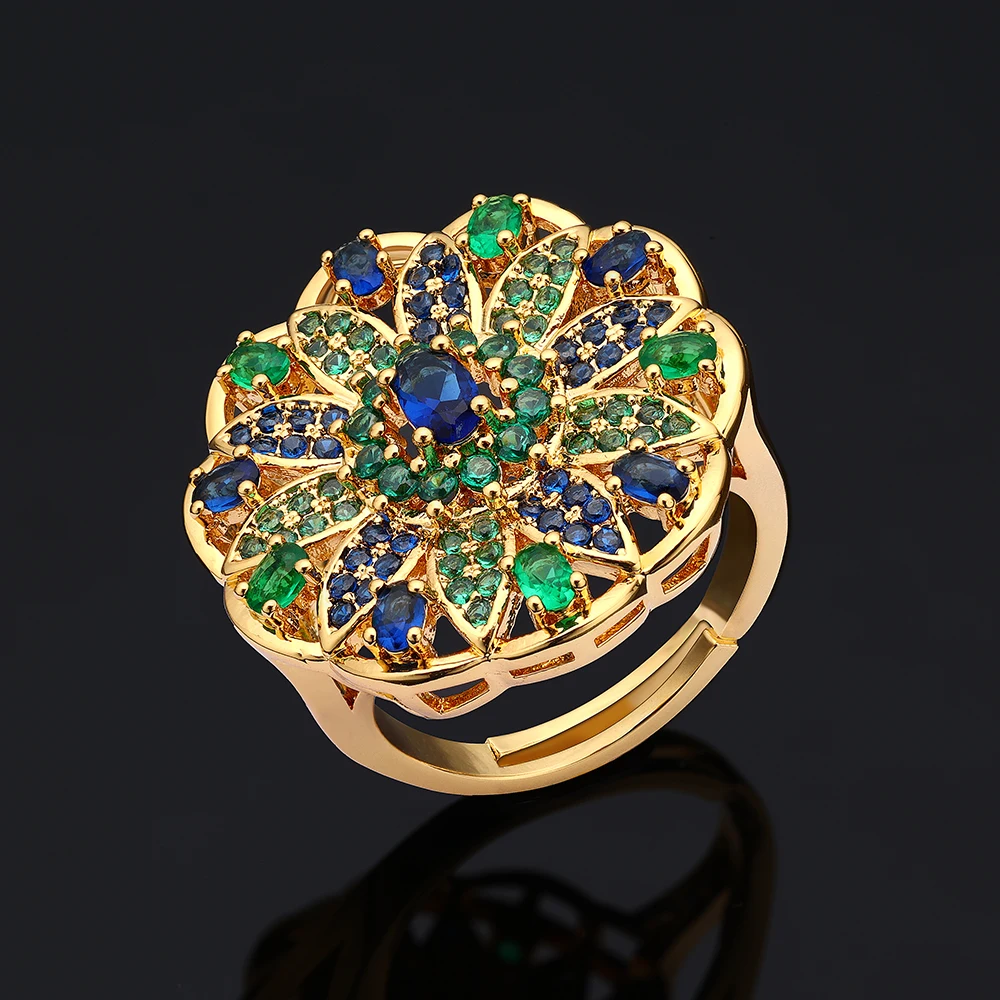 

Позолоченный африканский комплект ювелирных изделий в Дубае для женщин, роскошный комплект индийских свадебных украшений с кубическим цирконием, свадебная вечеринка