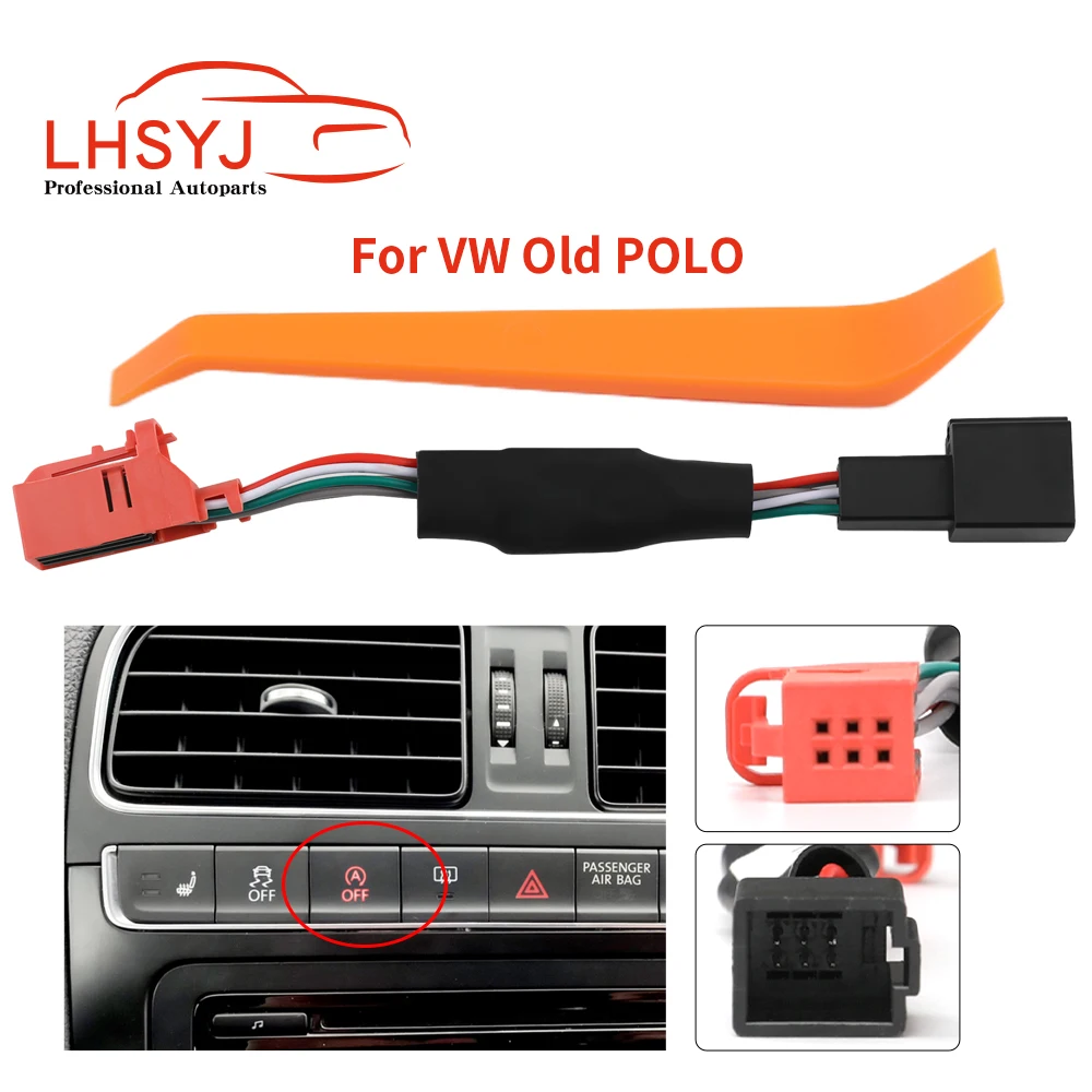 

For Volkswagen Old Polo Automatic Stop Start System Off Eliminator Device Control Sensor Plug Cable Three Modes