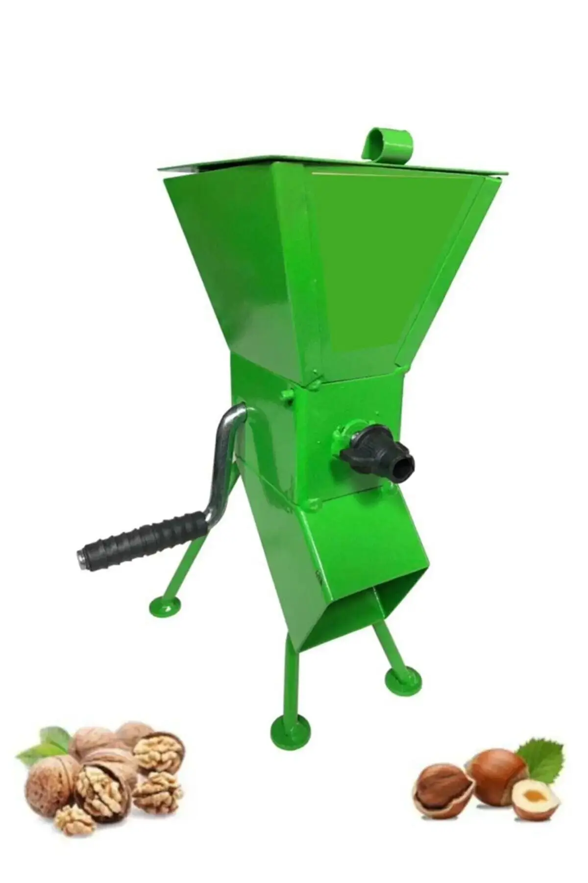 Machine casse-noisette à manivelle manuelle pour noix, noisettes, amandes, abricot, décortiqueuse d'écrous réglable, outil de concassage d'écrous domestique