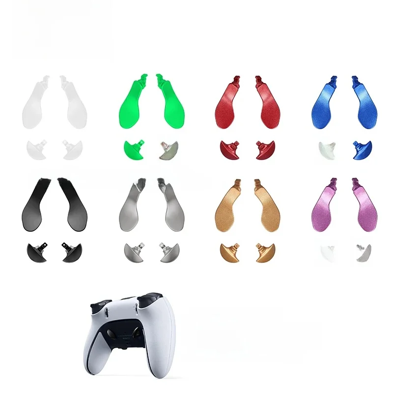 DATA FROG boutons arrière en métal pour contrôleur PS5 Edge Elite palettes en métal pour PS5 Edge Elite pièces de rechange pour Dualsense