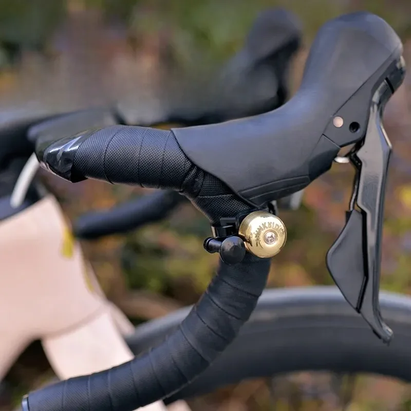 ThinkRider rétro classique cloche de vélo clair fort son acier cuivre vtt VTT guidon anneau klaxon sécurité cyclisme