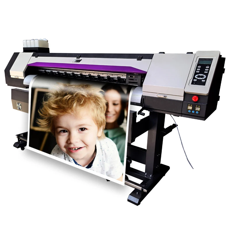 wide format xp600 i3200 color automatic inkjet printer 1.8m eco solvent printer banner digital printing machine best vinyl print