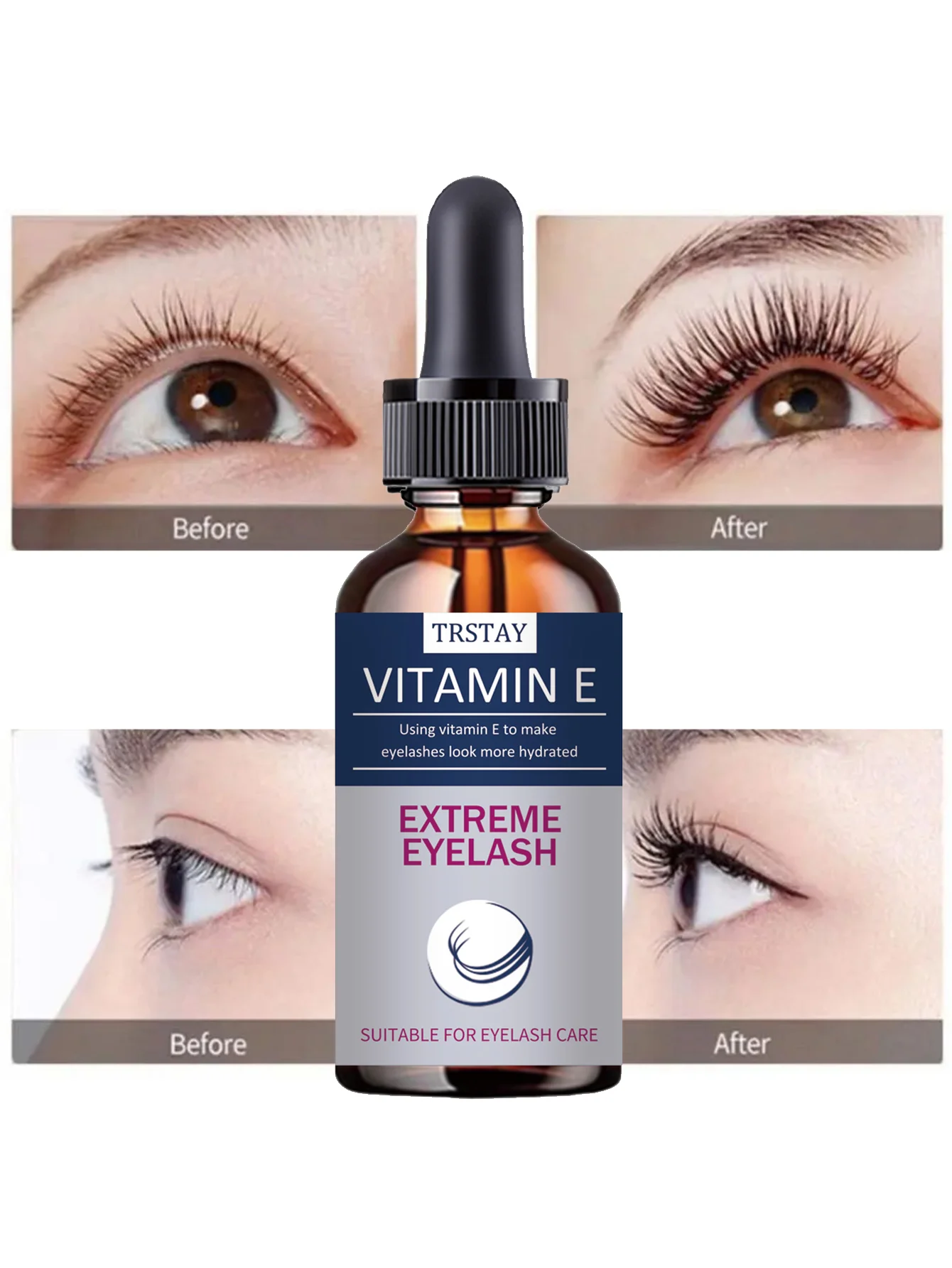 Moisturizing Eyelash essence for thick curling double effect to say farewell to short and sparse eyelashes with soothing and bri - Image 4