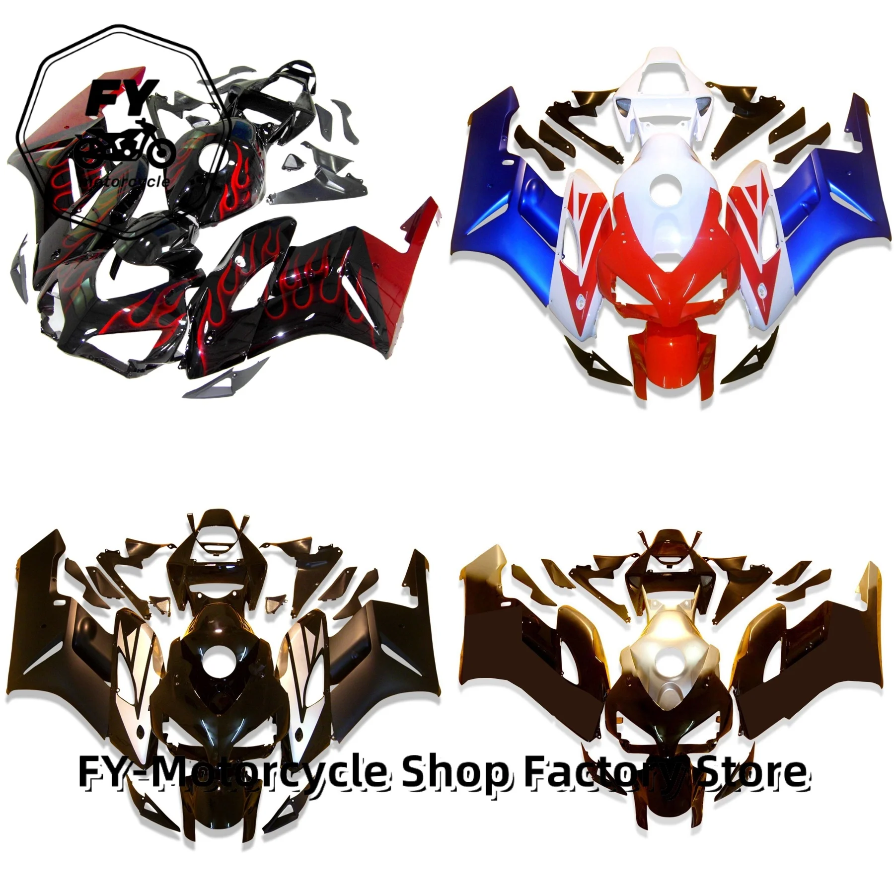 Custom Full Fairing Assembly Fit For CBR 1000 RR 2004 2005 SC57 ABS Plastic Complete Motorcycle Bodywork Fairings Kit