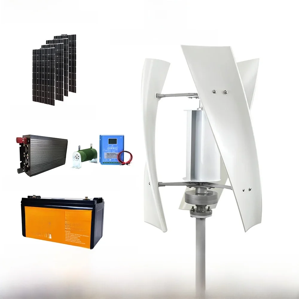 3000W Hoog Rendement Windturbine Off Grid Systeem 12V 24V 48V Uitgangsspanning 220V 230V 240V Huishoudapparaat Voeding Systeem - afbeelding 2