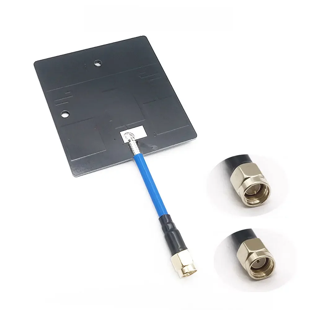 Antenne Patch directionnelle à Gain élevé 5.8G 14dBi RP-SMA/SMA pour récepteur FPV RC à voilure fixe Drone quadrirotor Multicopter