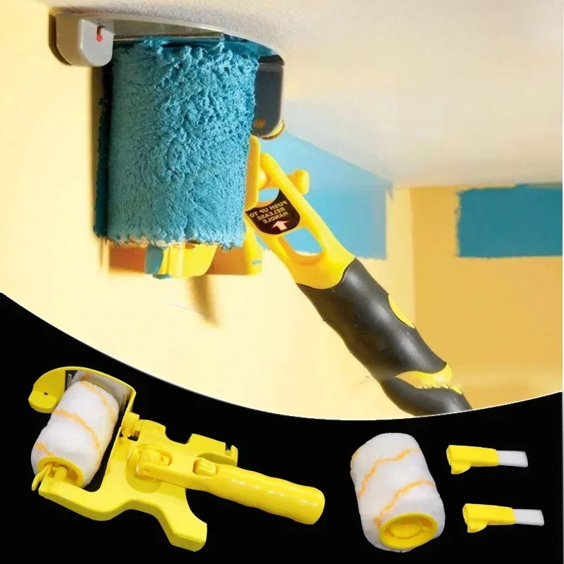Nieuwe professionele muurverfrollerset Multifunctionele Clean-cut Edger Painting Rolling Brush voor muurschilderingbehandelingshulpmiddelen - afbeelding 2