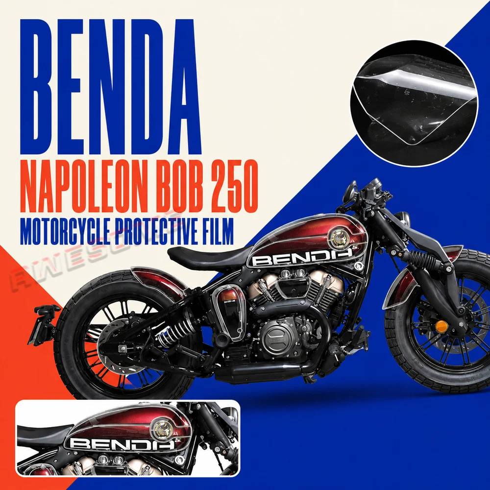 Motorcycle Stickers For fit BENDA NAPOLEON BOB 250 250 Napoleon Bob Modified Fuel Tank Sticker