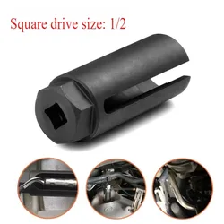 1Pcs Square drive size 1/2 Universal 22mm Socket Wrench Oxygen-containing European Standard Oxygen Vacuum Sensor Removal Socket