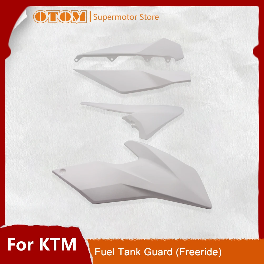 OTOM Motorcycle Fuel Tank Guard Left Right Side Panels Protector For KTM Freeride E-SM 2016 Freeride E-XC 2015-2018 Electric