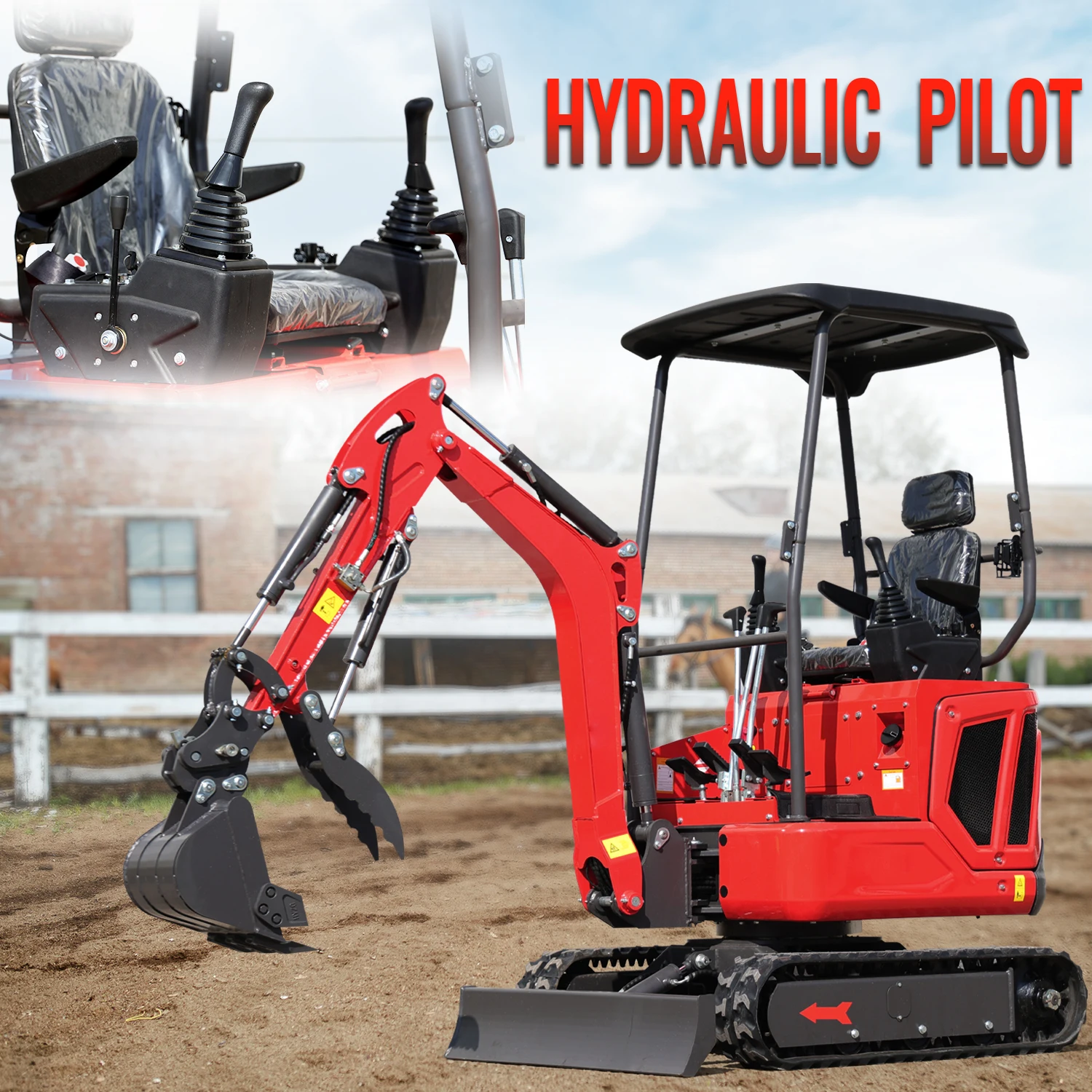 Mini Excavator  EPA/CE Euro Crawler Excavator Diesel Agricultural Tractor For Home Garden Sale Customized
