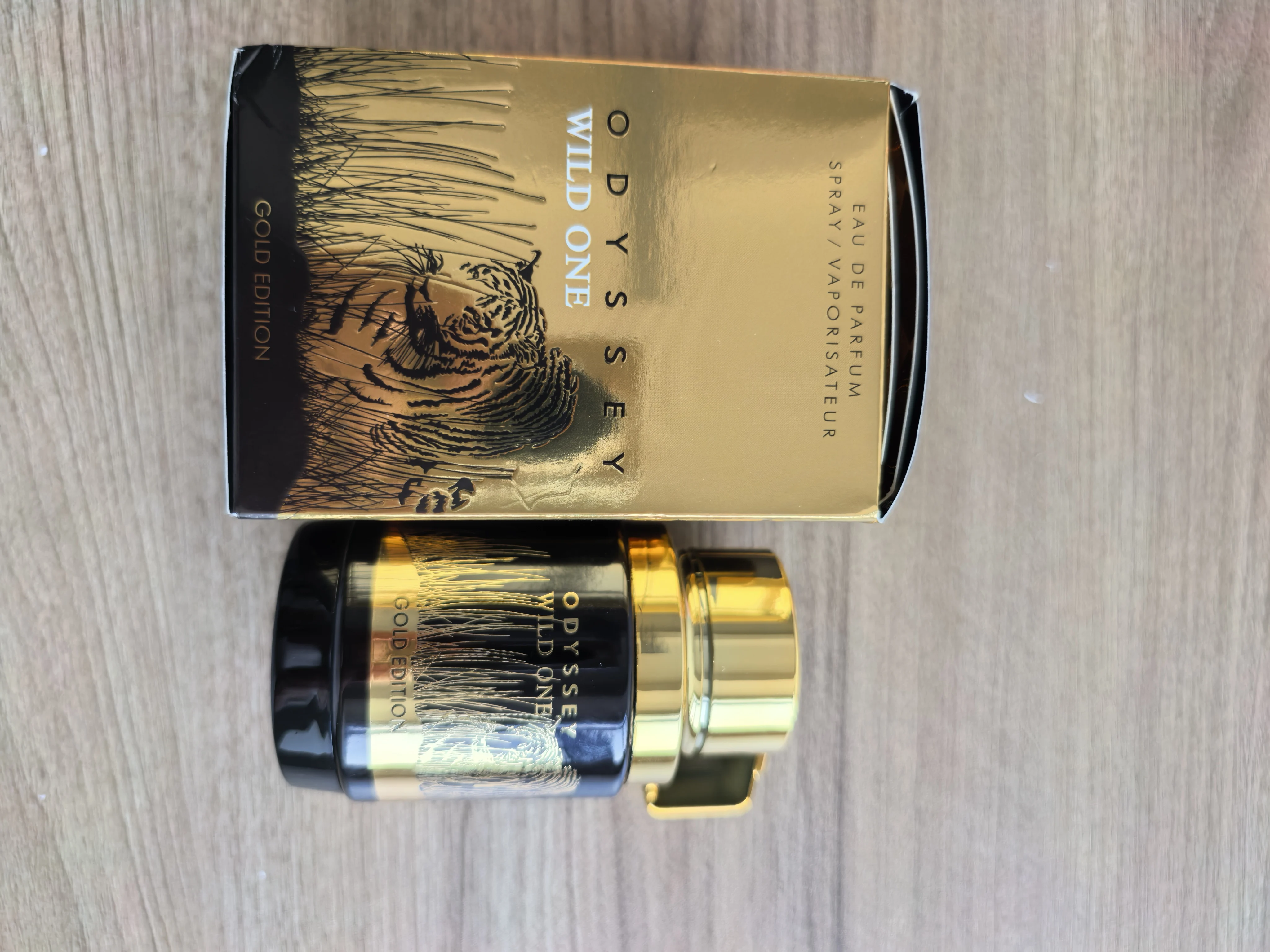 

Armaf Odyssey Wild One Gold Edition Eau De Parfum Spray For Men EDP 3.4oz/100ml Amber Wood, Long Lasting Birthday gifts