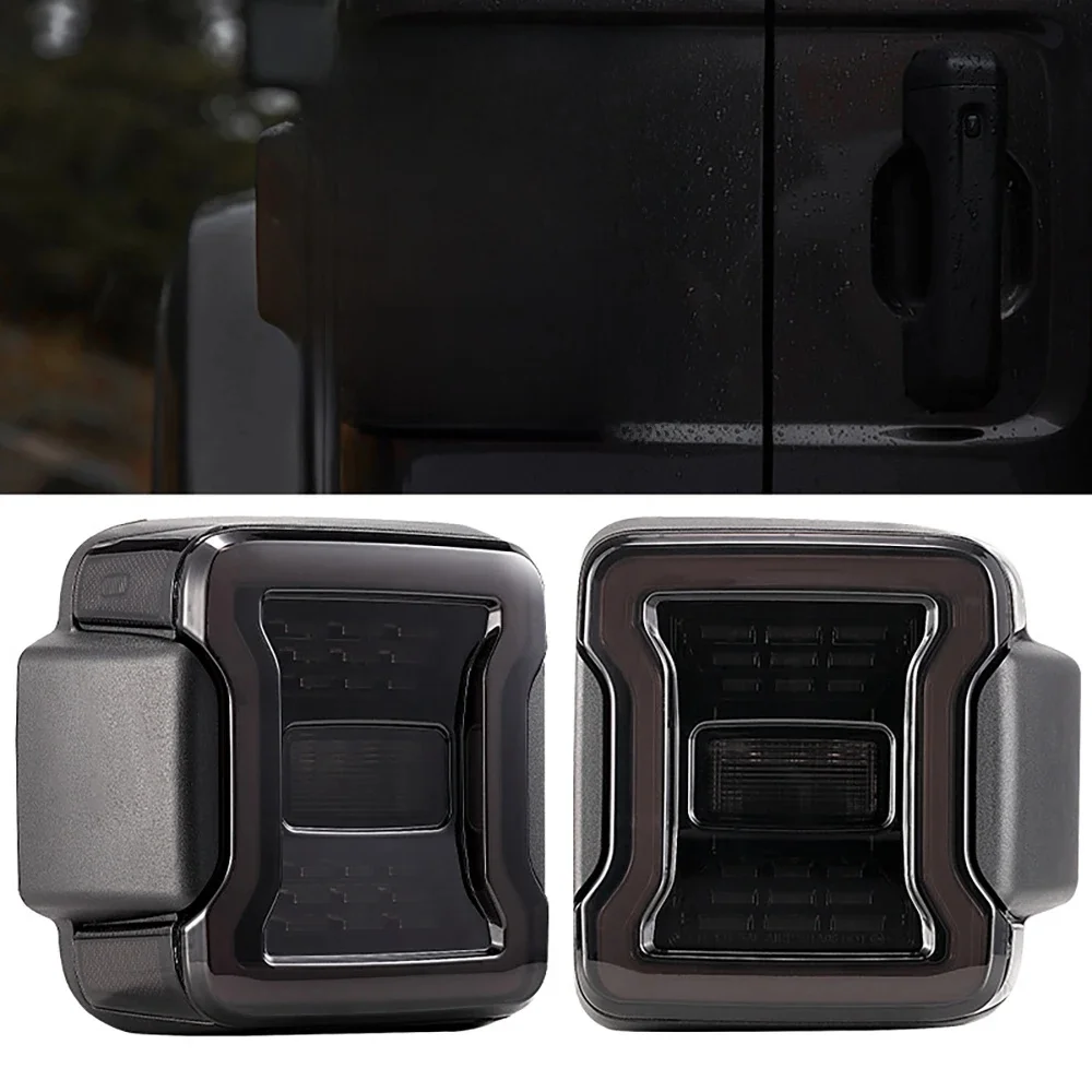 Dla Jeep Wrangler JK 2007-2017/JL 2018+ Światło tylne LED Tylne światło hamowania wstecznego Światło kierunkowskazu Światło do jazdy dziennej Wersja UE — 2
