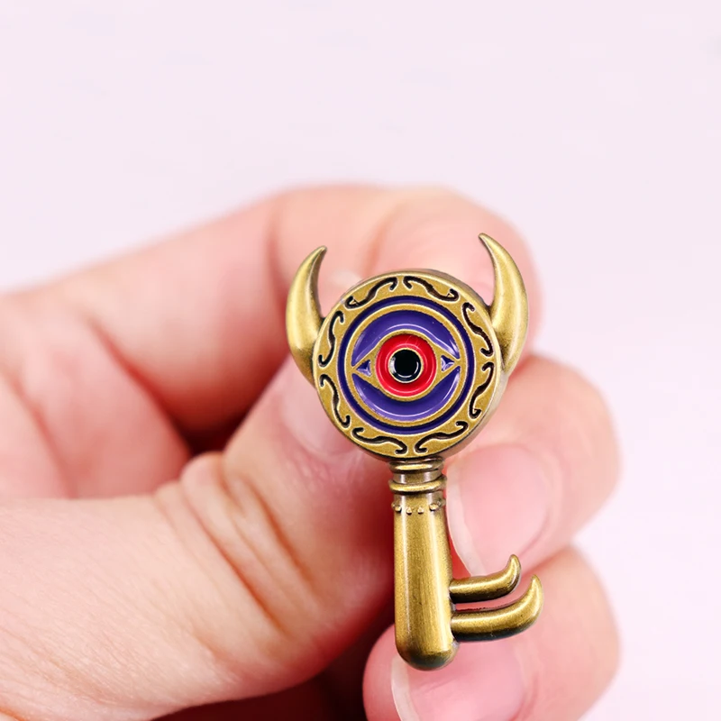 Zeldas game The Boss Key Enamel Pin Vintage Metal Badge Brooches Hat Jewelry Collectibles