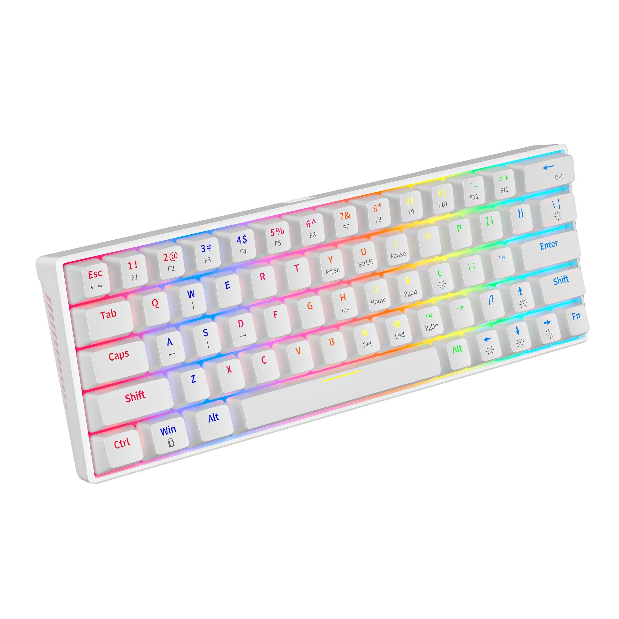 Ka6406 Mechanical Keyboard Mixed Light Rgb Supports Full Key No Punch