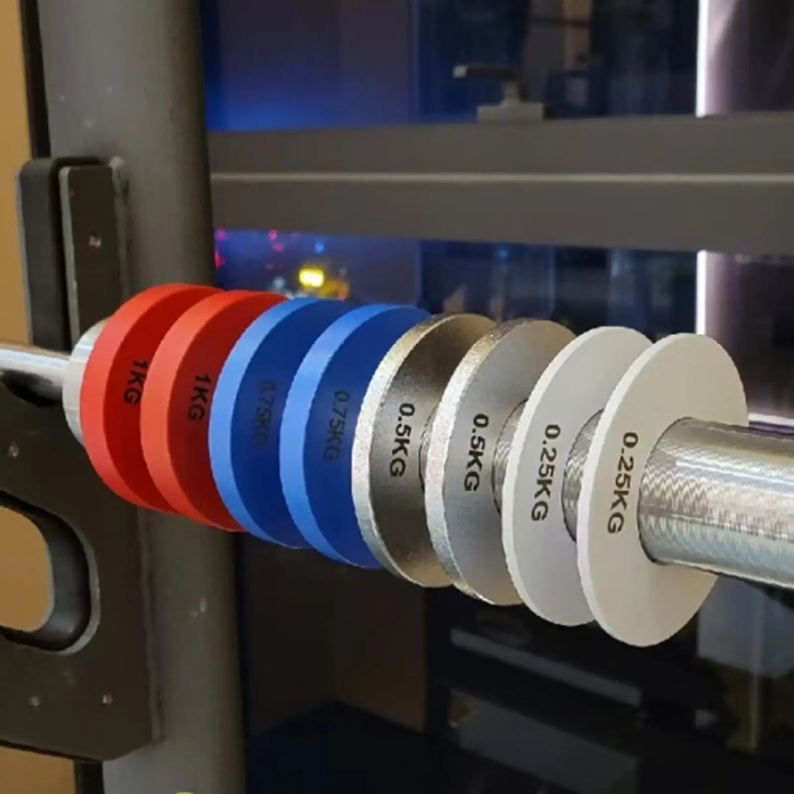 مايكرو الوزن لوحة ملصق الوزن الصغيرة الحديد قطعة الوزن التسمية ملصق قوة اللياقة البدنية العملي كيلوغرام التسمية 1.0/1.8 كجم #2