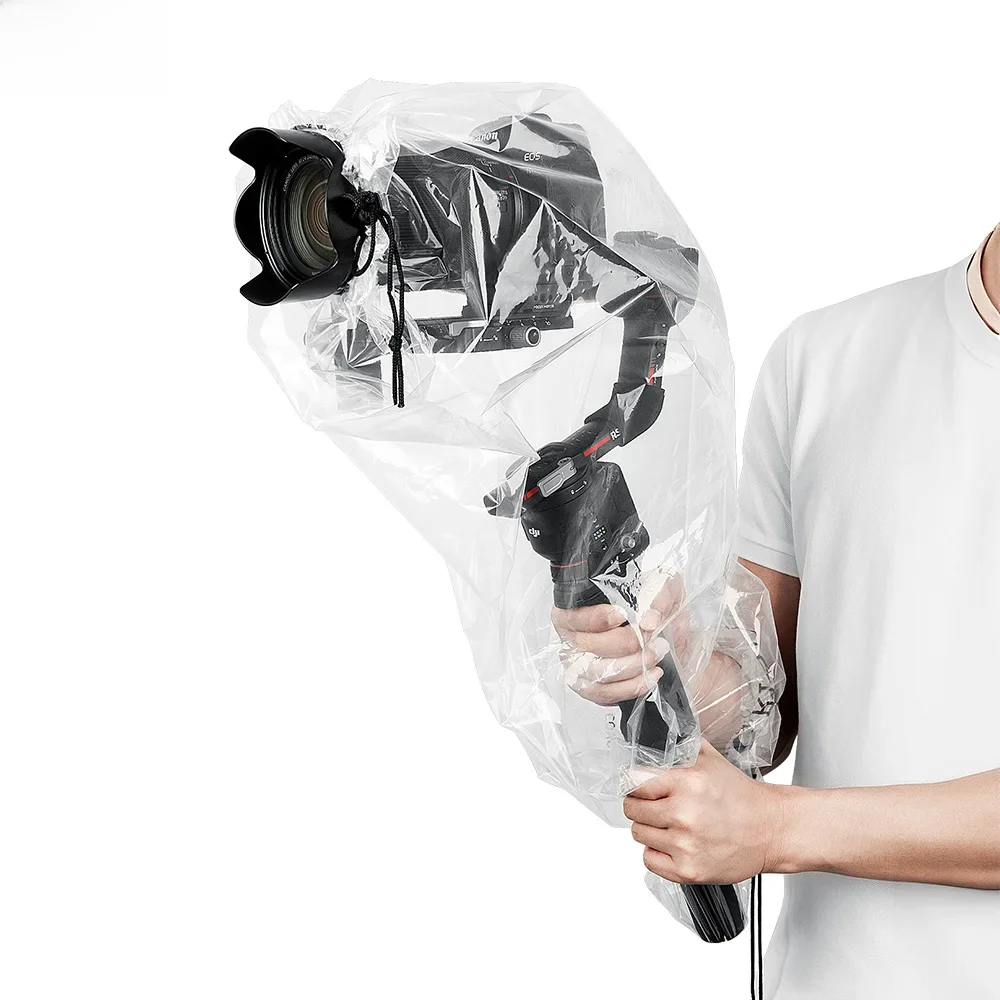 JJC 2-częściowa osłona przeciwdeszczowa do aparatu Canon Nikon Sony Fujifilm DJI RS 4 RS 4 PRO bezlusterkowa osłona aparatu obsługuje stabilizator aparatu — zdjęcie produktu 7