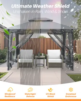 7色高密度聚乙烯花園遮陽網,防紫外線,適用於戶外涼棚、遮陽篷、泳池頂棚、植物遮陽篷 8 最佳銷售 戶外遮陽篷 - №5