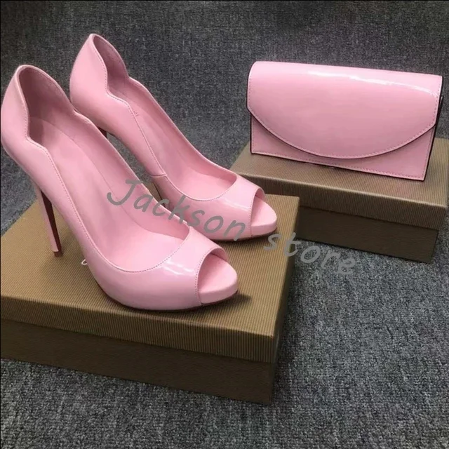 

Summer New Pink Sweet Women Sandals Open Toe Stiletto High Heel Shallow Pumps Banquet Party Dress Shoes Suit Fashion Lady Shoes