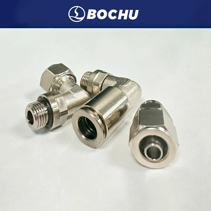 BOCI Laser Cutting Head Gas Pipe Water Pipe Locking Quick-connect Right-angle Straight Connector For BOCHU BLT310 BLT4XX BLT6XX