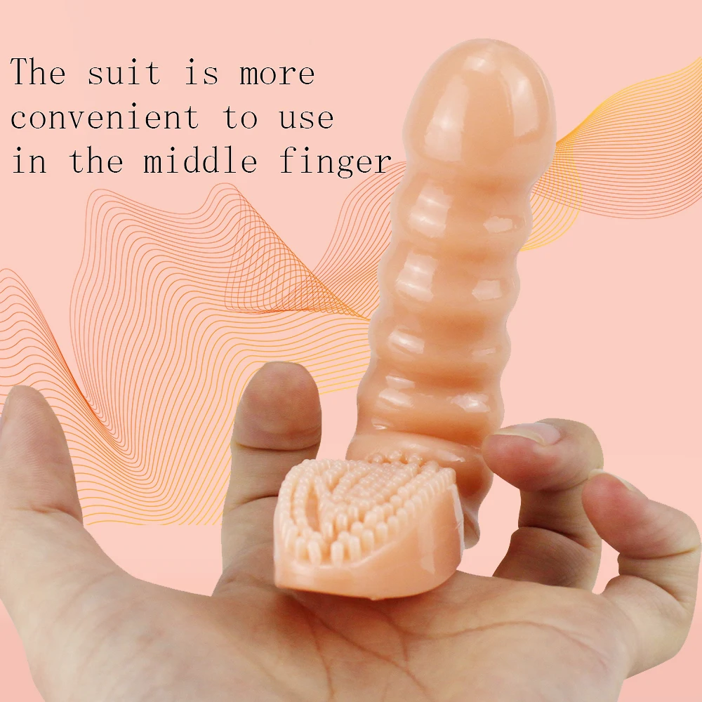 Silicone Reusable Finger Masturbation Vibrator Massage Prostate Intense Clit Stimulation Sex Toys For Women Adult 18 Products