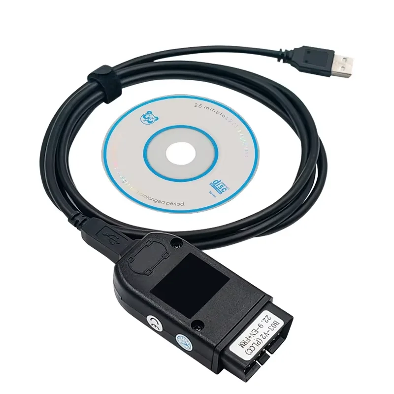 VCDS V25.3 ل vagcom HEX V2 واجهة USB غير محدود VINs ATMEGA162 Obd2 الماسح الضوئي HEX-V2 كابل أداة تشخيص السيارة