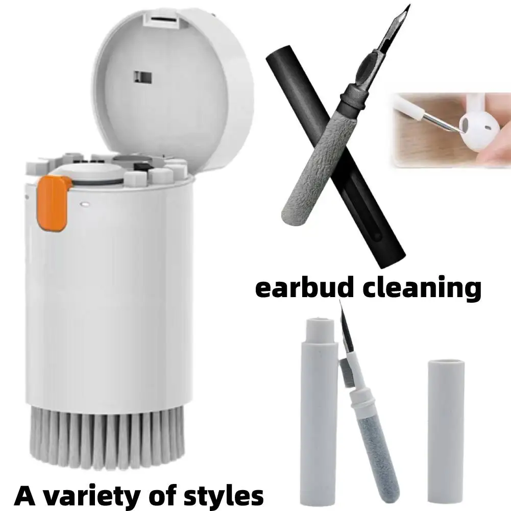 20-in-1 Cleaner Kit Computer Keyboard Brush Earphones Cleaning Pen Screen Cleaning Spray Bottle Set Cleaning Tools Keycap Puller