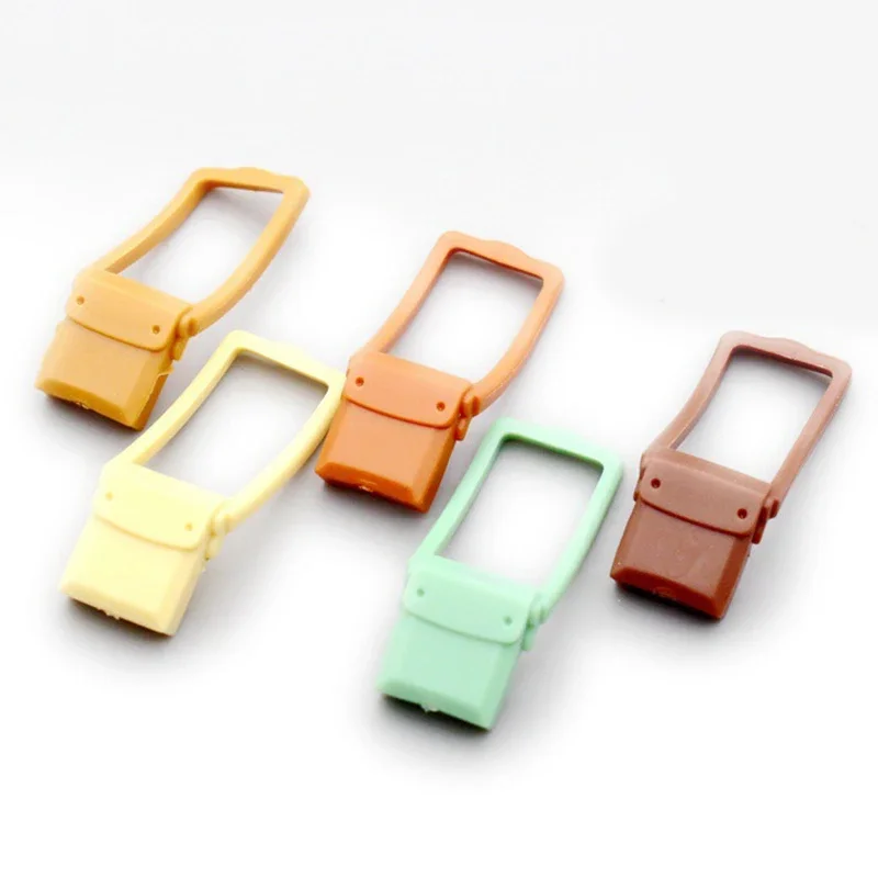 MOC 10 pièces 61976 sac messager pochette blocs de construction cartable briques particules bricolage assembler enfant Puzzle jouet enfants cadeau d'anniversaire