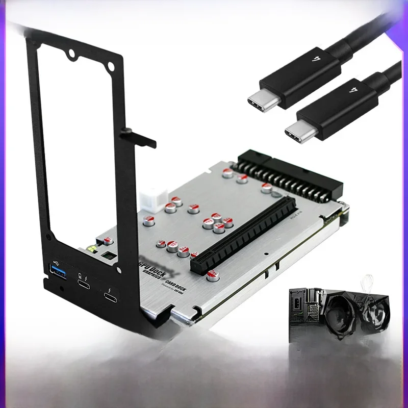 TH3P4G3 kompatybilny z piorunem GPU Dock PCI-E X16 Laptop do zewnętrznej karty graficznej do notebooka kompatybilny z Thunderbolt 3 4 — zdjęcie produktu 7
