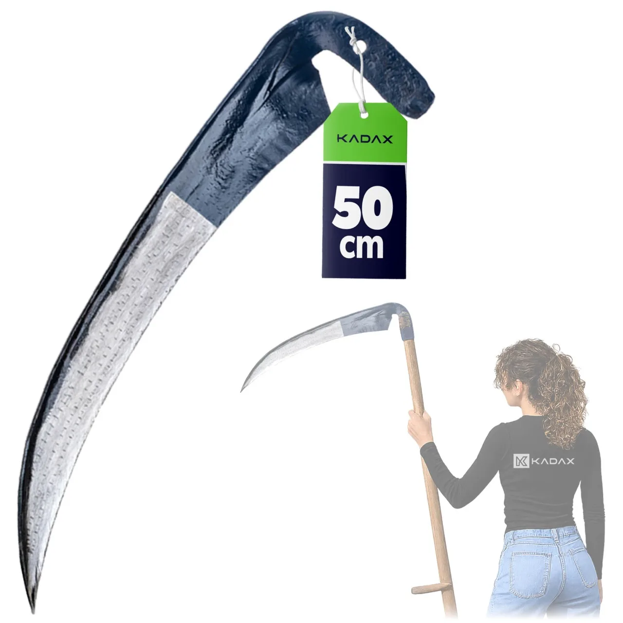 Kadax Handscythe Kut Haai Gras Metaal 50Cm Massief Sterk Tuinbos
