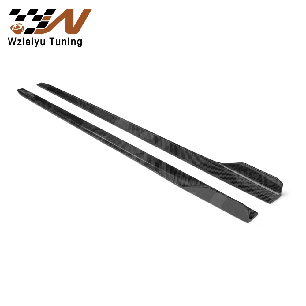 

New Style Carbon Fiber Side Skirts Fit For Audi RS3 S3 A3 8V 13-20 High Quality Fitment