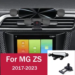 Gravity Car Phone Holder Mobile Cell Phone Support Mount for MG Motor MG ZS ZST 2023 2022 2021 2020 2019 2018 2017 Accessories