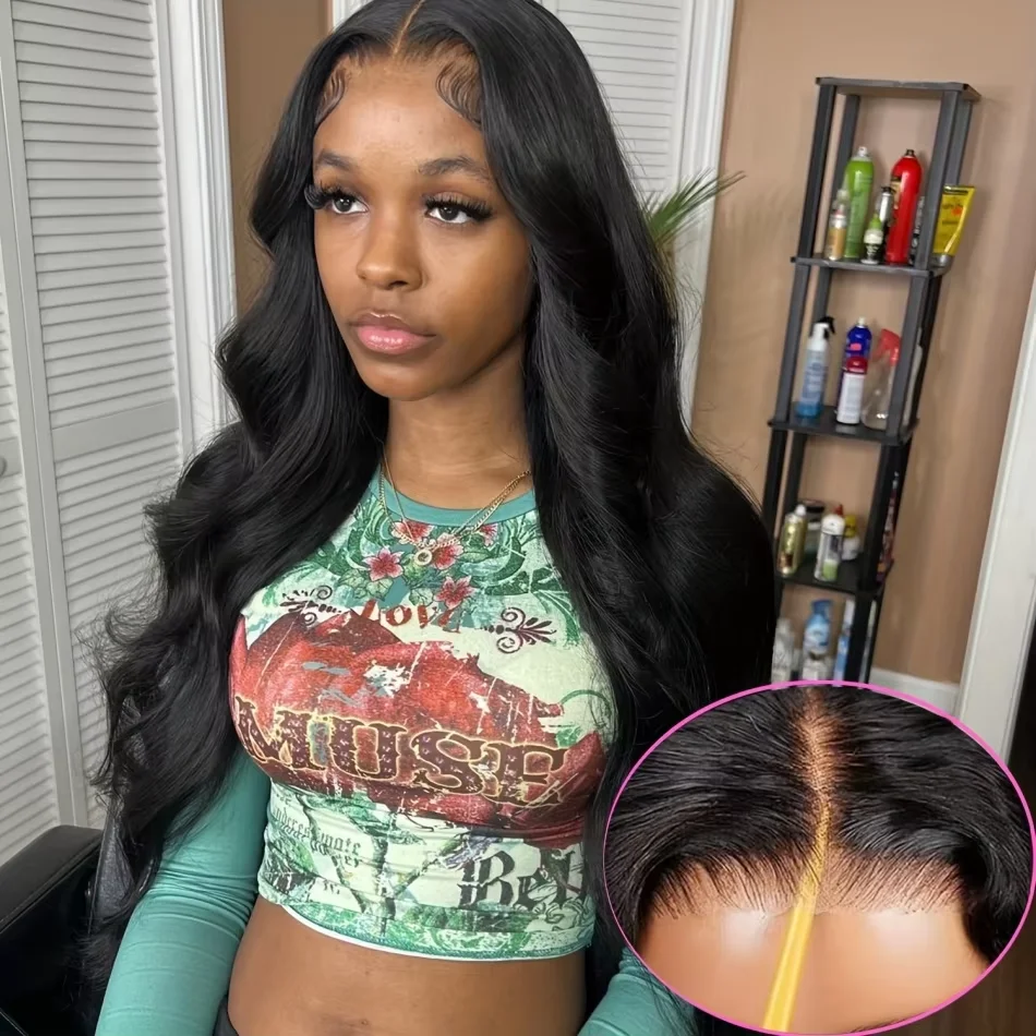 Body Wave Wigs Human Hair Wigs Glueless Wigs Pre-Cut Lace 5x5 Wear And Go Glueless Wigs Lace Front Human Hair Wig sale for Women