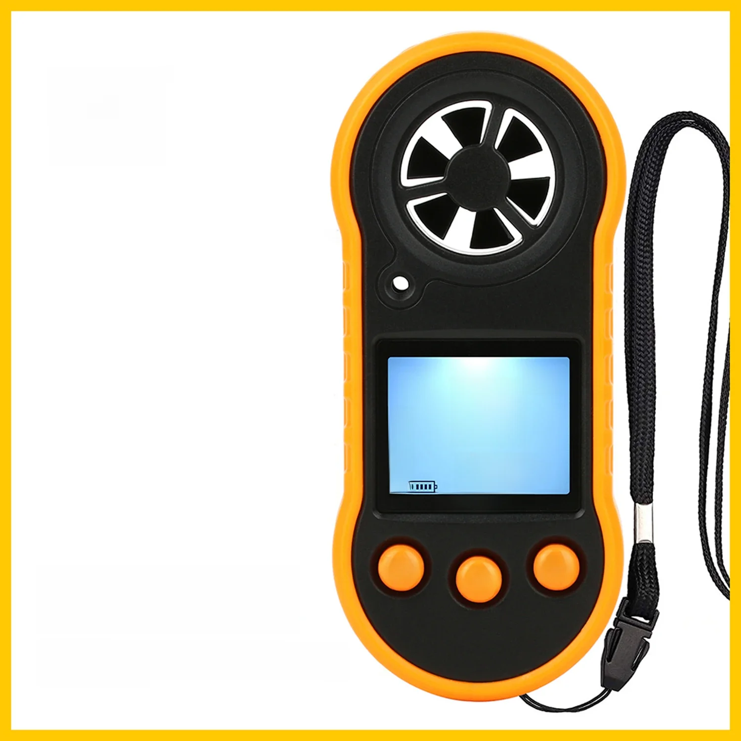 RZ anemometr przenośny Anemometro termometr GM816 wskaźnik prędkości wiatru miernik Windmeter 30 m/s LCD cyfrowy ręczny anemometr — zdjęcie 2