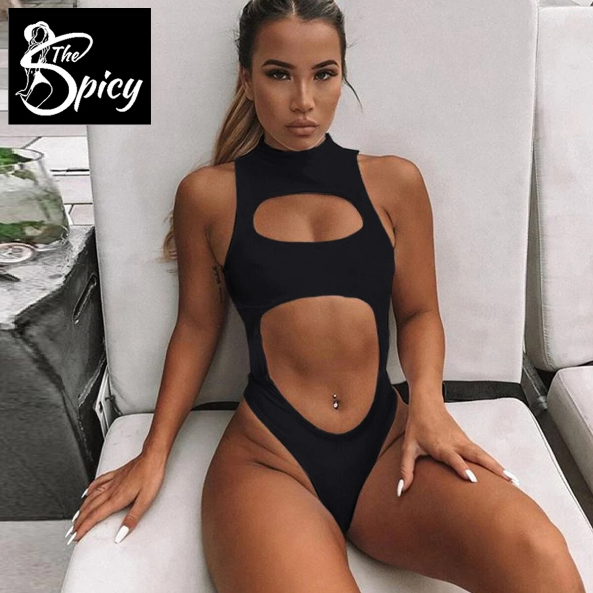 

Spicy Girl's Sexy Cut Out Sensual Swimsuit Eco-Friendly Packing