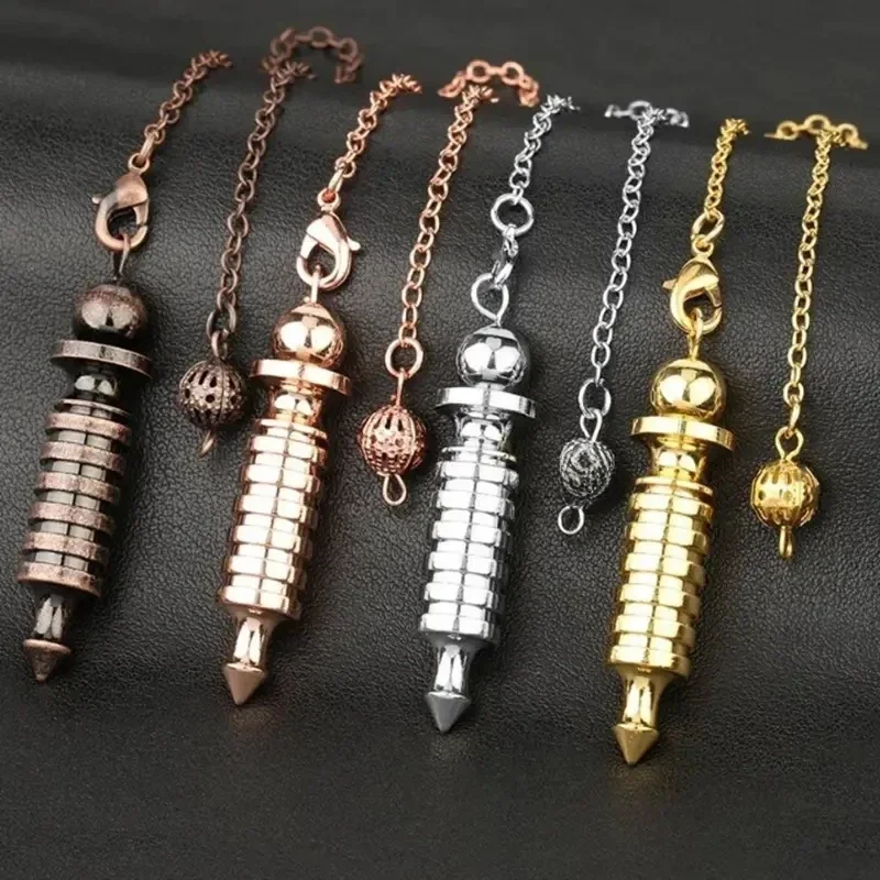 Reiki pendule radiesthésie en métal bronze cuivre, Reiki Guérison Radiesthésie Wicca Équilibrage Réponses Spirituelles egyptien Isis pendule divinatoire metal pendule spirituel veritable spiritualité