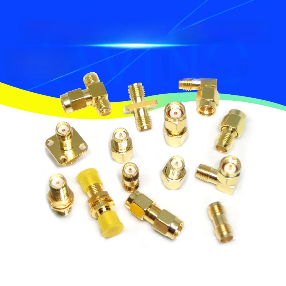 Złącze SMA na SMA męskie żeńskie RP SMA na SMA męskie złącze RPSMA Adapter RF Adapter SMA-J SMA-K — zdjęcie 2