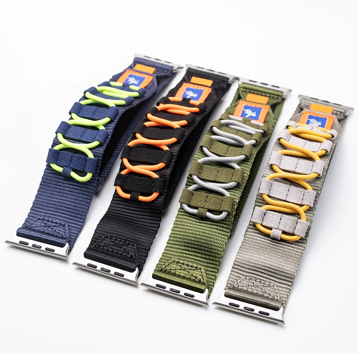 Wrist Strap for Apple Watch Ultra 3 49mm Series X 9 8 7 6 SE 5 4 Nylon Tactical Sports band for iwatch 45mm 44mm 42mm Bracelet