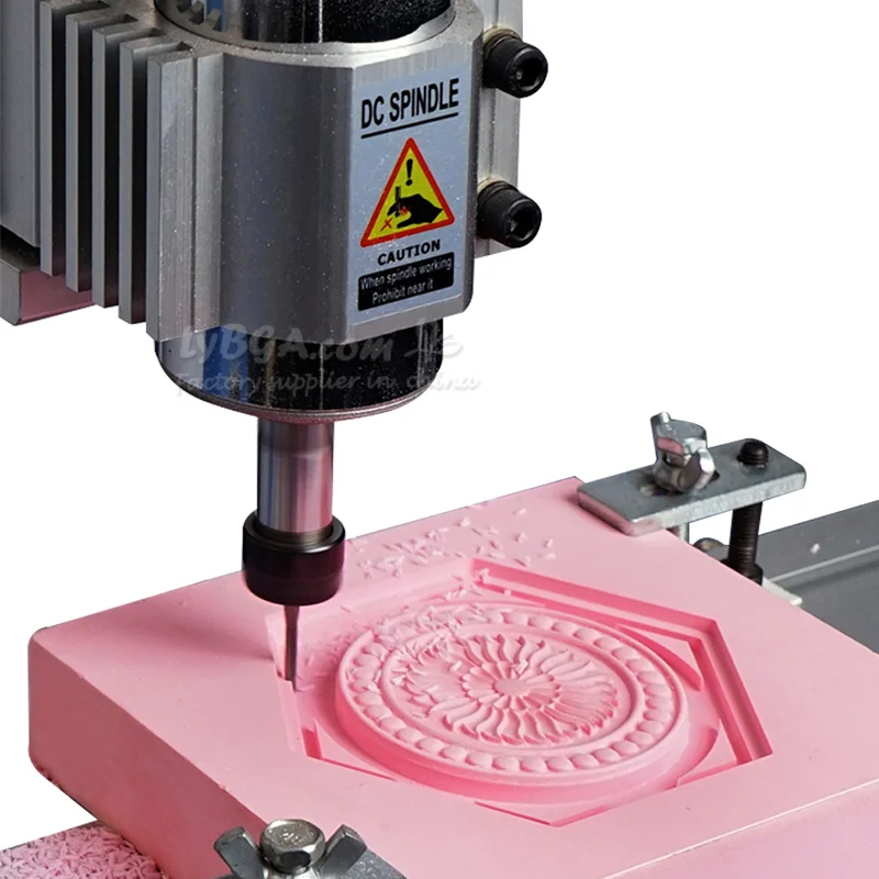 LY XC-21D Customized DIY CNC Engraving Cutting Machine 300W DC spindle ER11 Collet Drilling Milling Machine Optional 3/4 axis