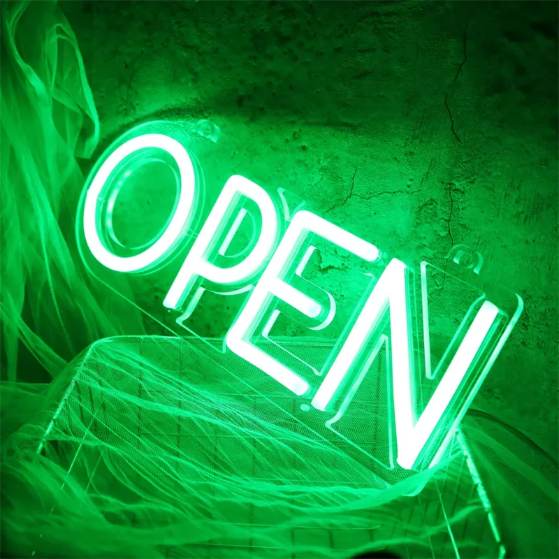 

Open Business Led Neon Sign|LED Open Bright Lighted Sign Open|Decoration in restaurants offices retail stores window storefront