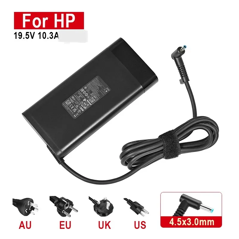 

XMSJ 120W 19.5V 6.15A Laptop AC Adapter Charger 4.5×3.0mm Compatible with HP TPN-LA21 TPN-LA20 L73385 L75881-001 L74881-001
