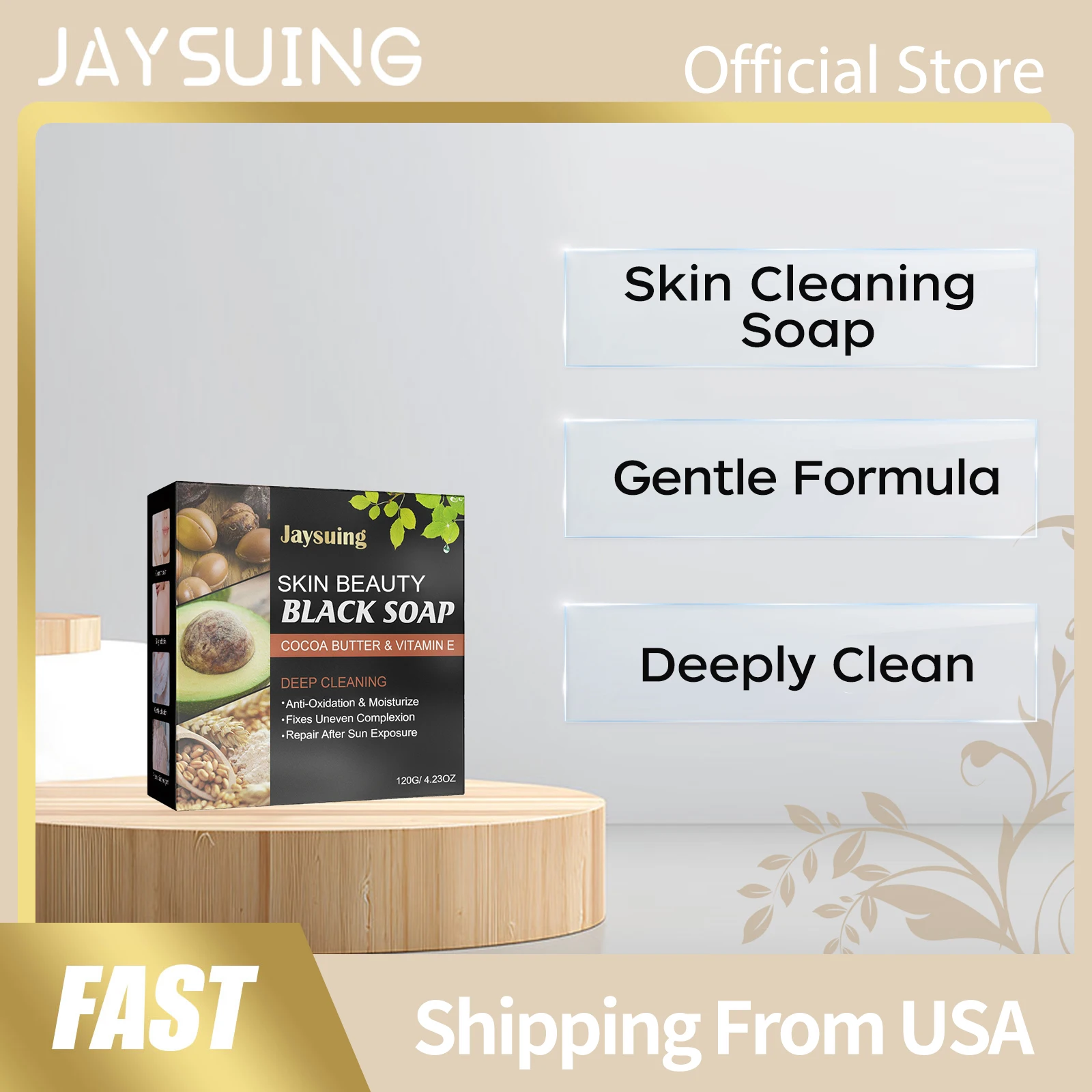 

Jaysuing Чистое мыло для кожи Глубокая очистка Удаление клещей Уменьшение дискомфорта кожи Удержание увлажнения Восстанавливающее барьерное мыло для контроля жирности