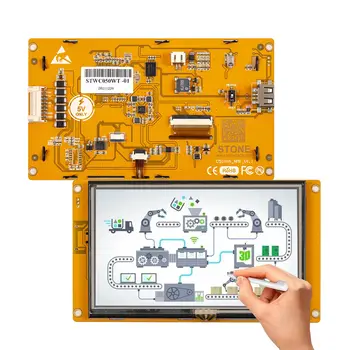 Control board for two pieces with 5.0" TFT LCD touch screen and free freight