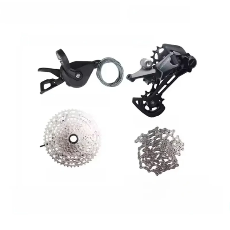 AliExpress Shimano SHIMANO DEORE M6100 Groupset SL RD CN CS M6100 For 1x12s MTB Rear Derailleur 10-51T Cassette Sunshine K7 DEORE 12S 4pcs Kit