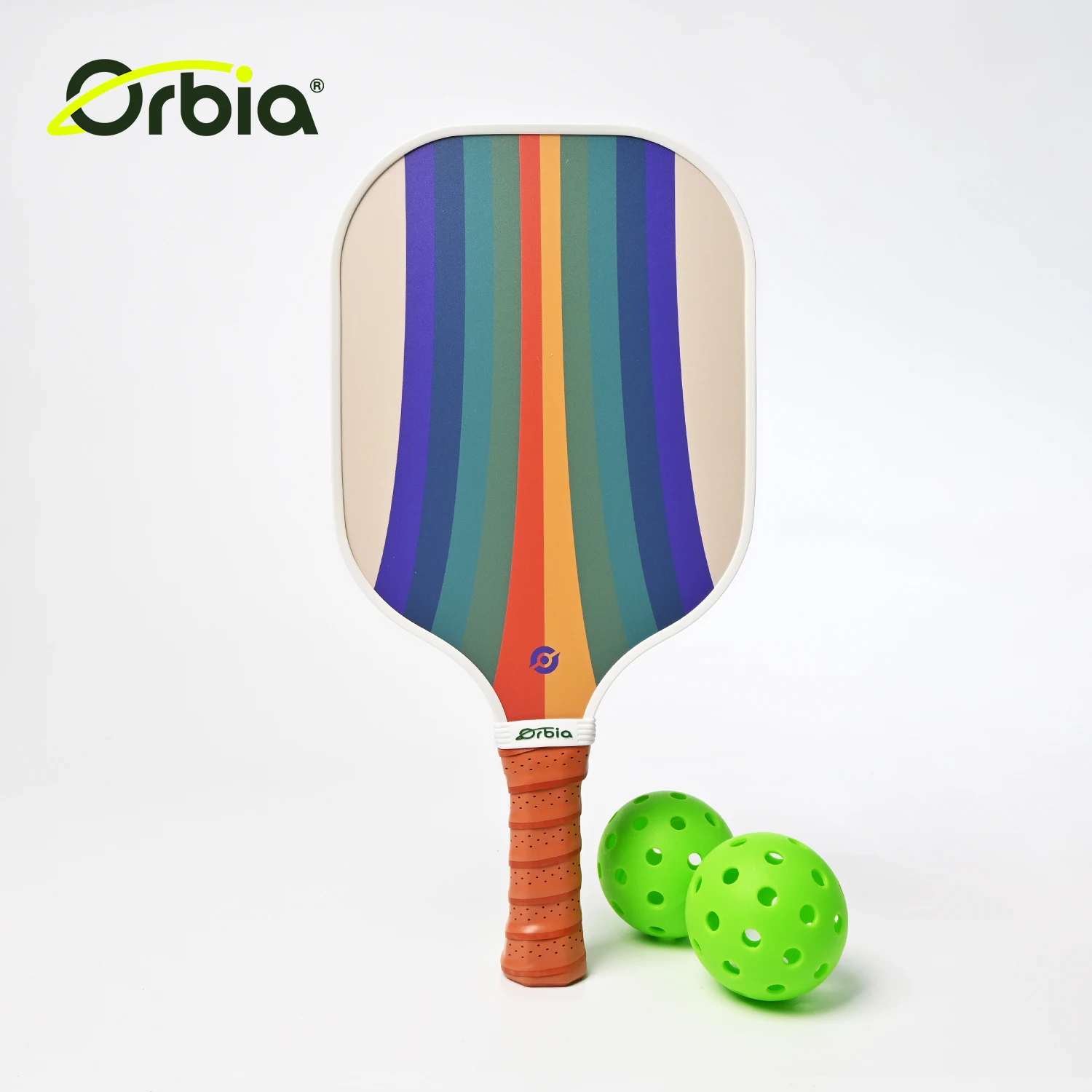 Orbia Sports Pickleball Paddles Set 2 Paddles 4 Pickleballs and Carry Net Bag Glass Fiber Paddles For Outdoor Play