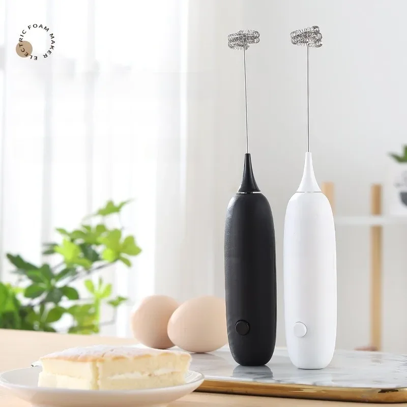 Potężny mini elektryczny shaker do jajek do kawy mini ze stali nierdzewnej mikser do kawy i herbaty akcesoria do gotowania — zdjęcie 2