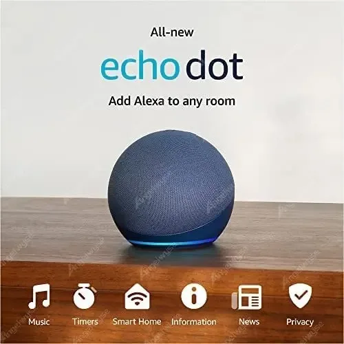 Newest Model for E c h o dot 5 generation supports Alexa to learn English WIFI smart speaker Buy 5 get 1 free