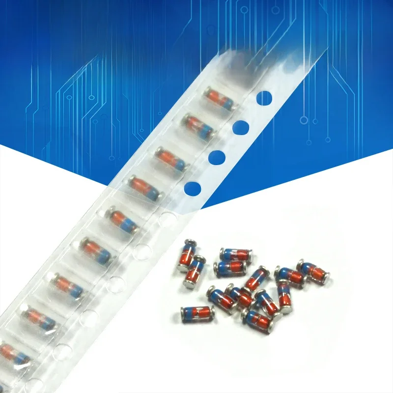 100 sztuk LL4148 LL-34 1N4148 ZMM BZV55 4V7 4.7V 5V1 5.1V 12V 3V3 3.3V 15V 3V 18V 5.6V 5V6 6V2 cylindryczne regulator napięcia diody — zdjęcie 2